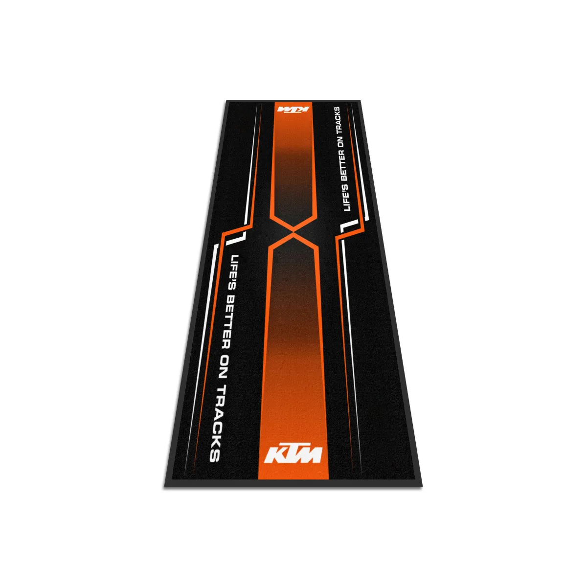 KTM Motosiklet Keskin Çizgiler Garaj Halısı & Park Matı 100x200