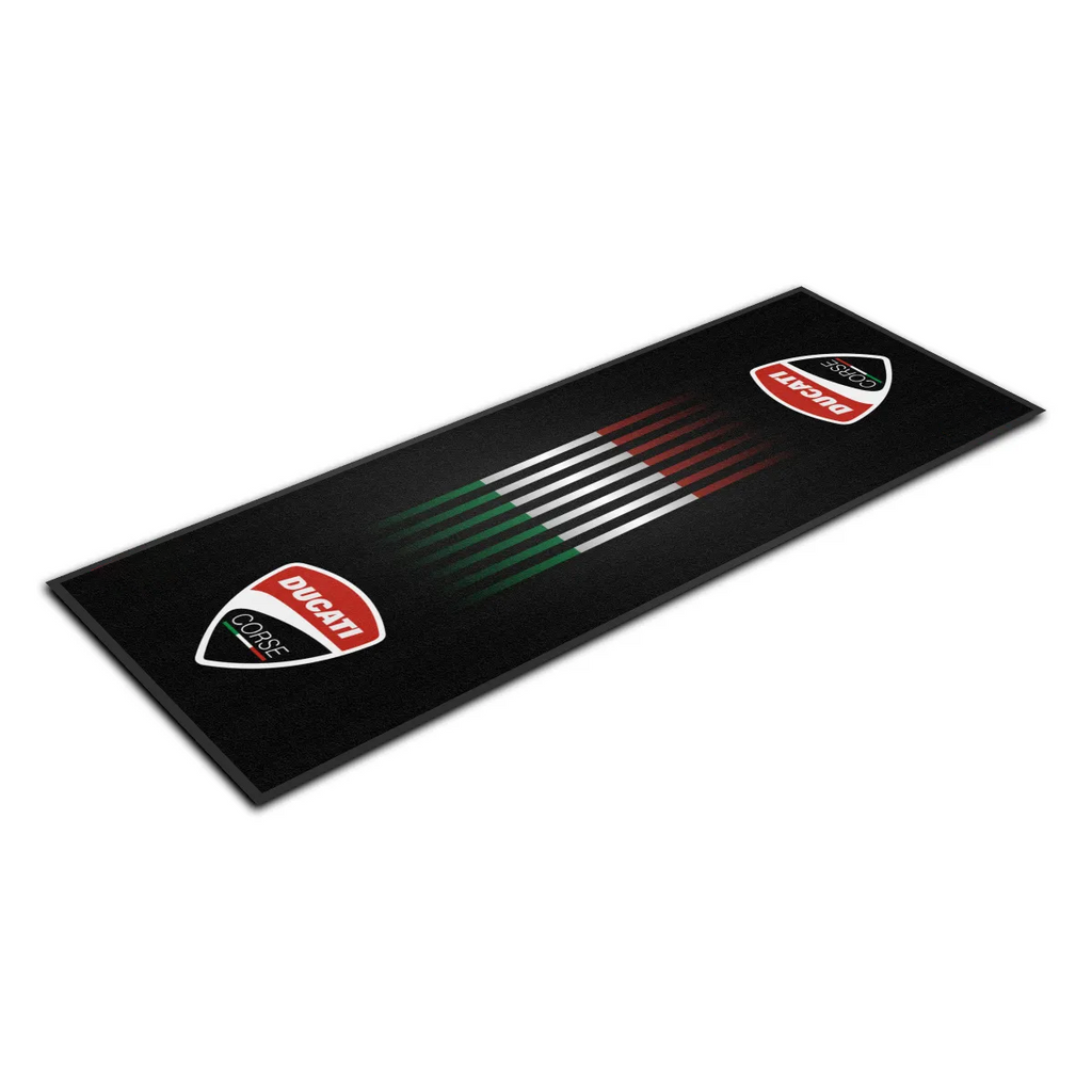 Ducati Motosiklet Logolu Garaj Halısı & Park Matı 100x200
