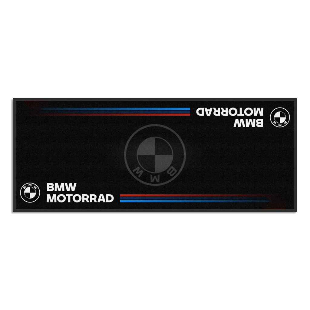 Premium BMW Motosiklet Garaj Halısı & Park Matı 100x200