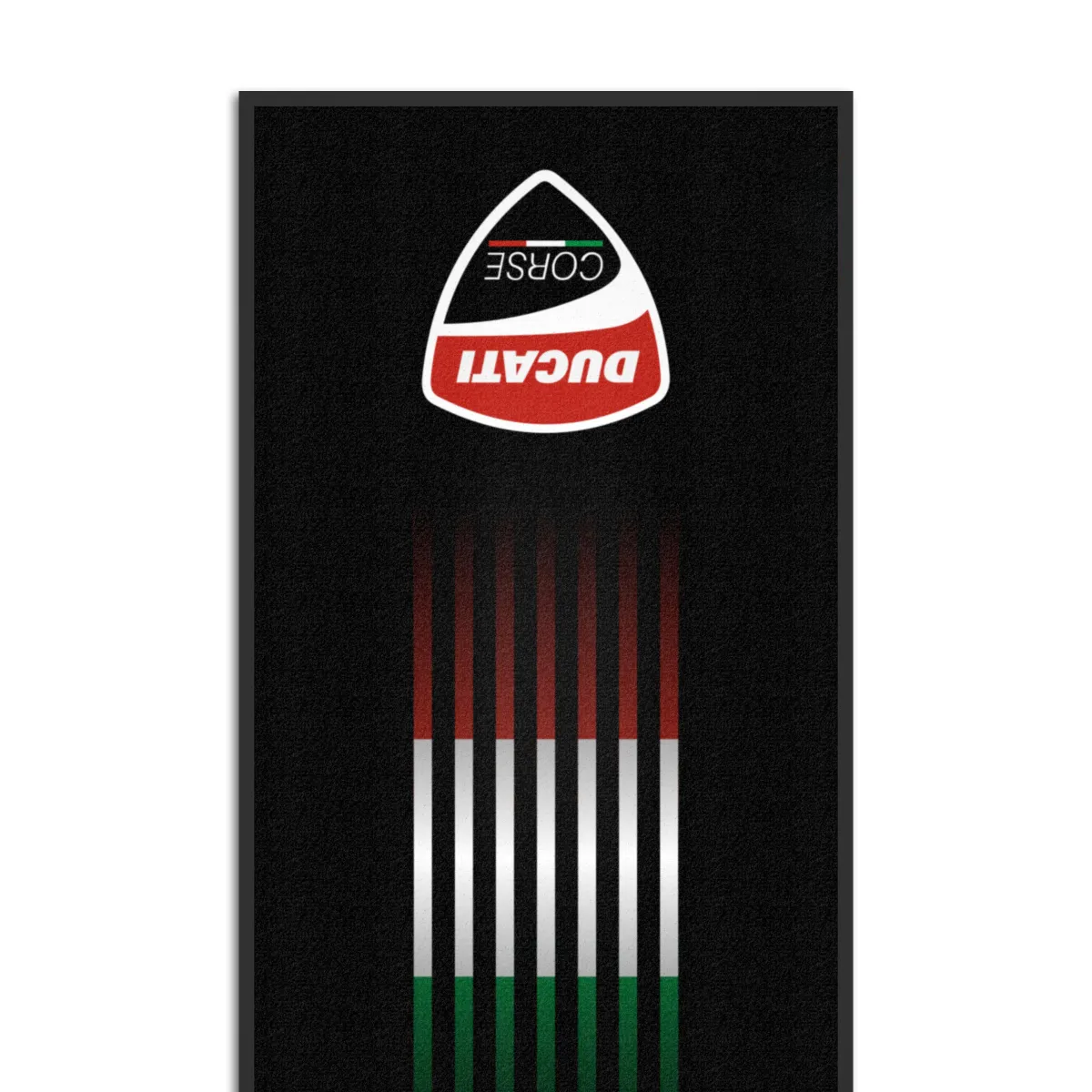 Ducati Motosiklet Logolu Garaj Halısı & Park Matı 100x200