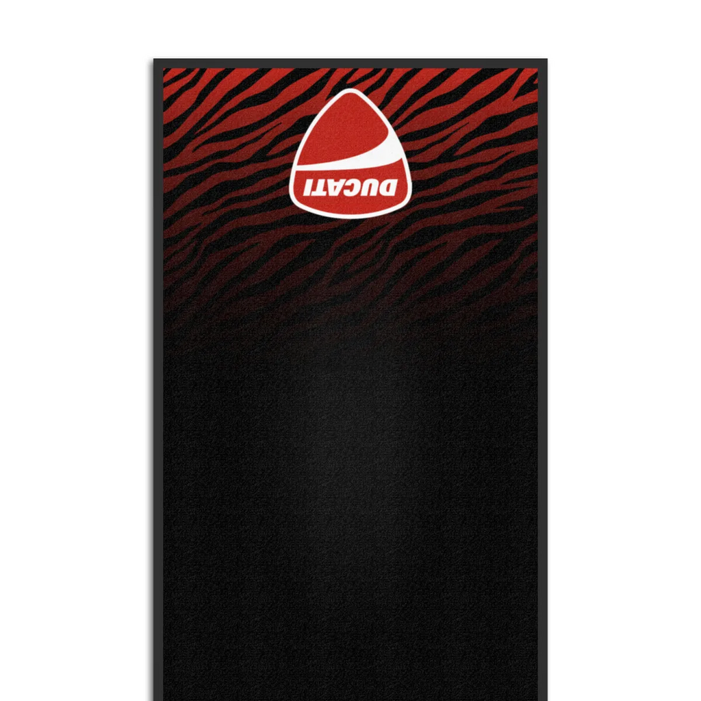 Ducati Motosiklet Dalgalar Garaj Halısı & Park Matı 100x200