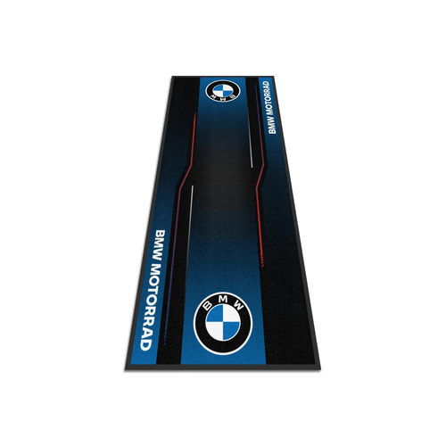 BMW Logolu Motosiklet Keskin Çizgiler Garaj Halısı & Park Matı 100x200