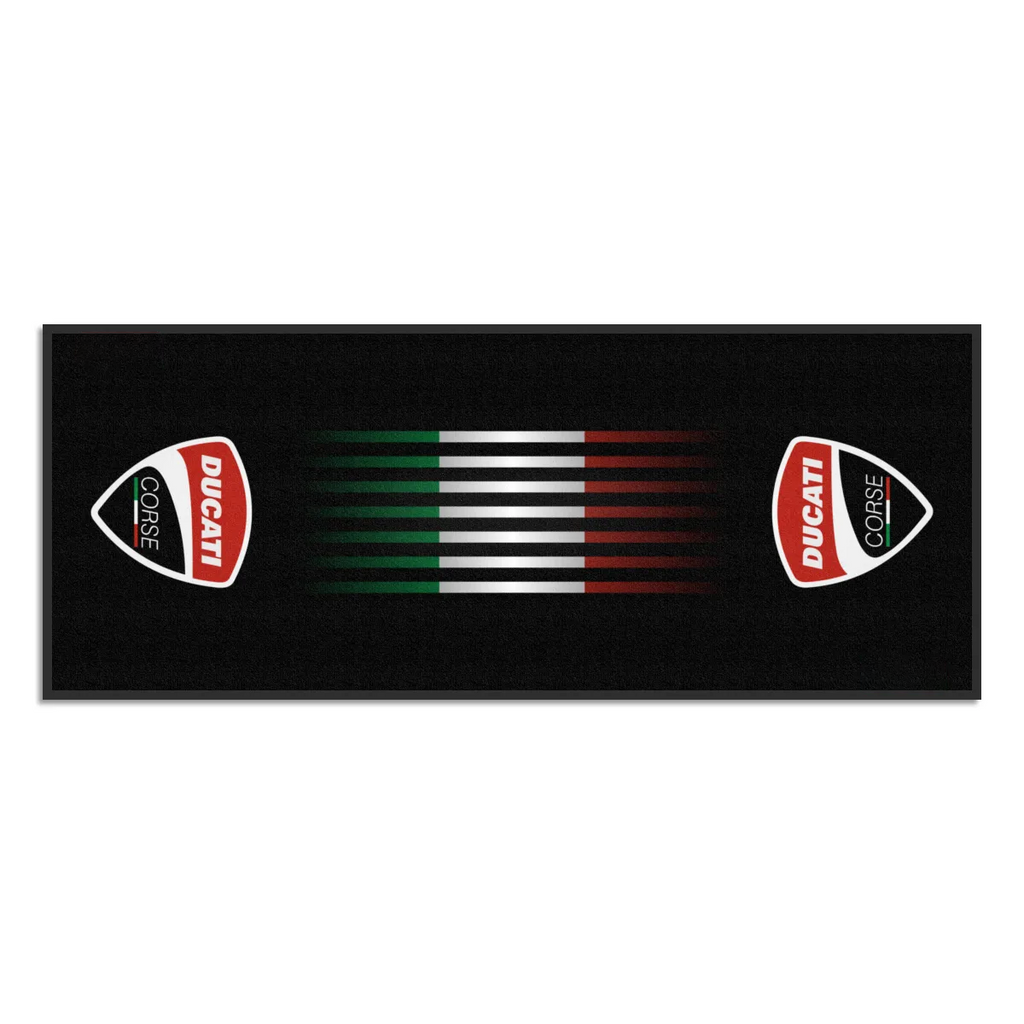 Ducati Motosiklet Logolu Garaj Halısı & Park Matı 100x200